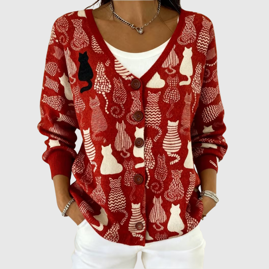 Vittoria | Cardigan in Maglia con Bottoni