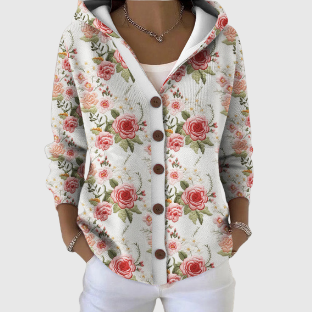 Cesarina | Cardigan in Maglia con Cappuccio