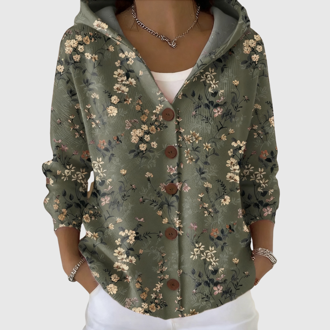 Gloria | Cardigan in Maglia con Cappuccio