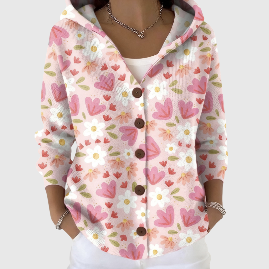 Elsa | Cardigan in Maglia con Cappuccio