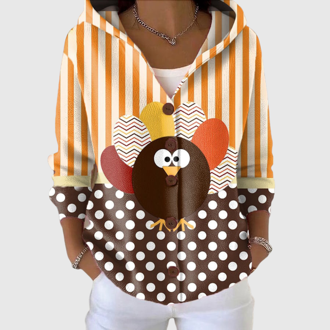 Alba | Cardigan in Maglia con Cappuccio
