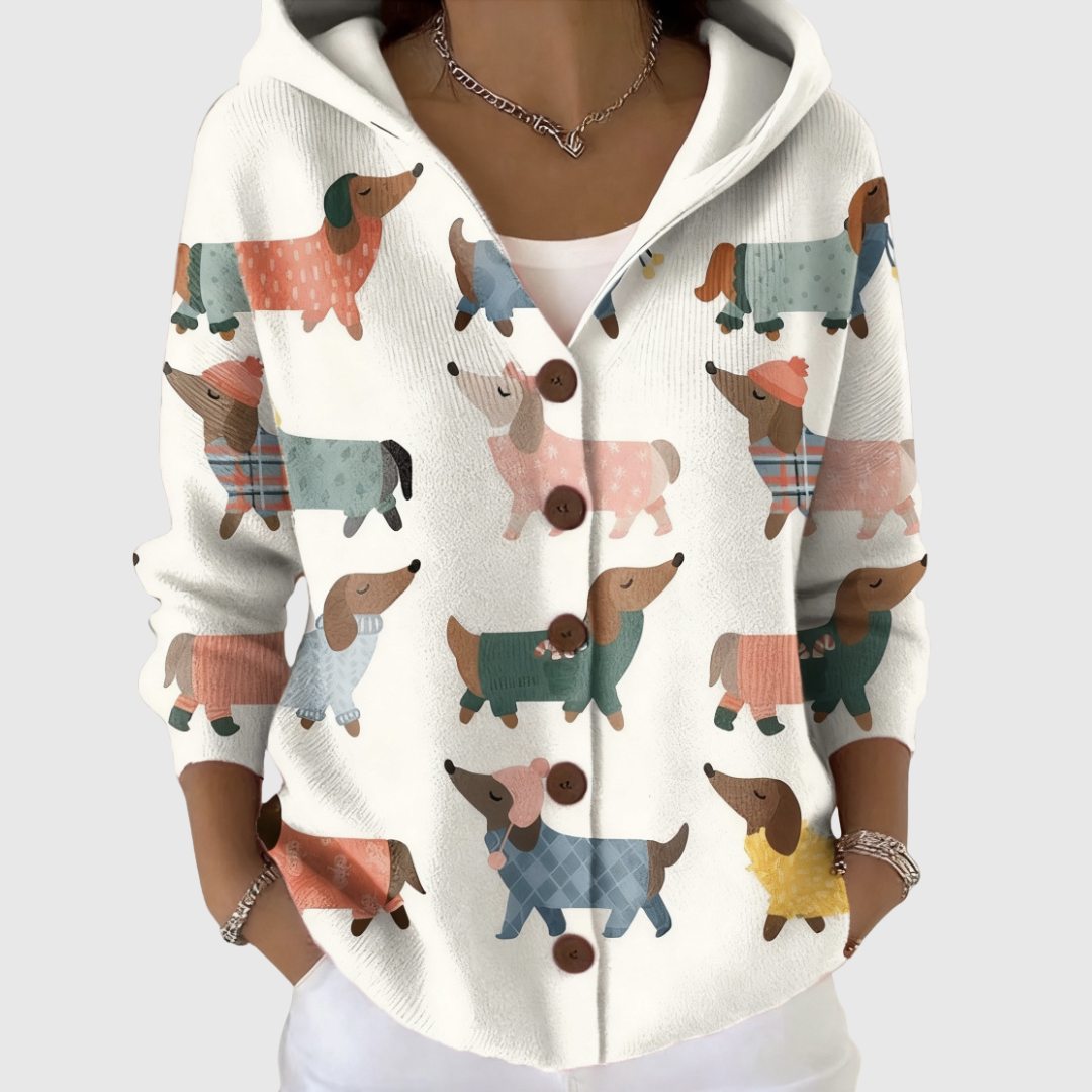 Neve | Cardigan in Maglia con Cappuccio