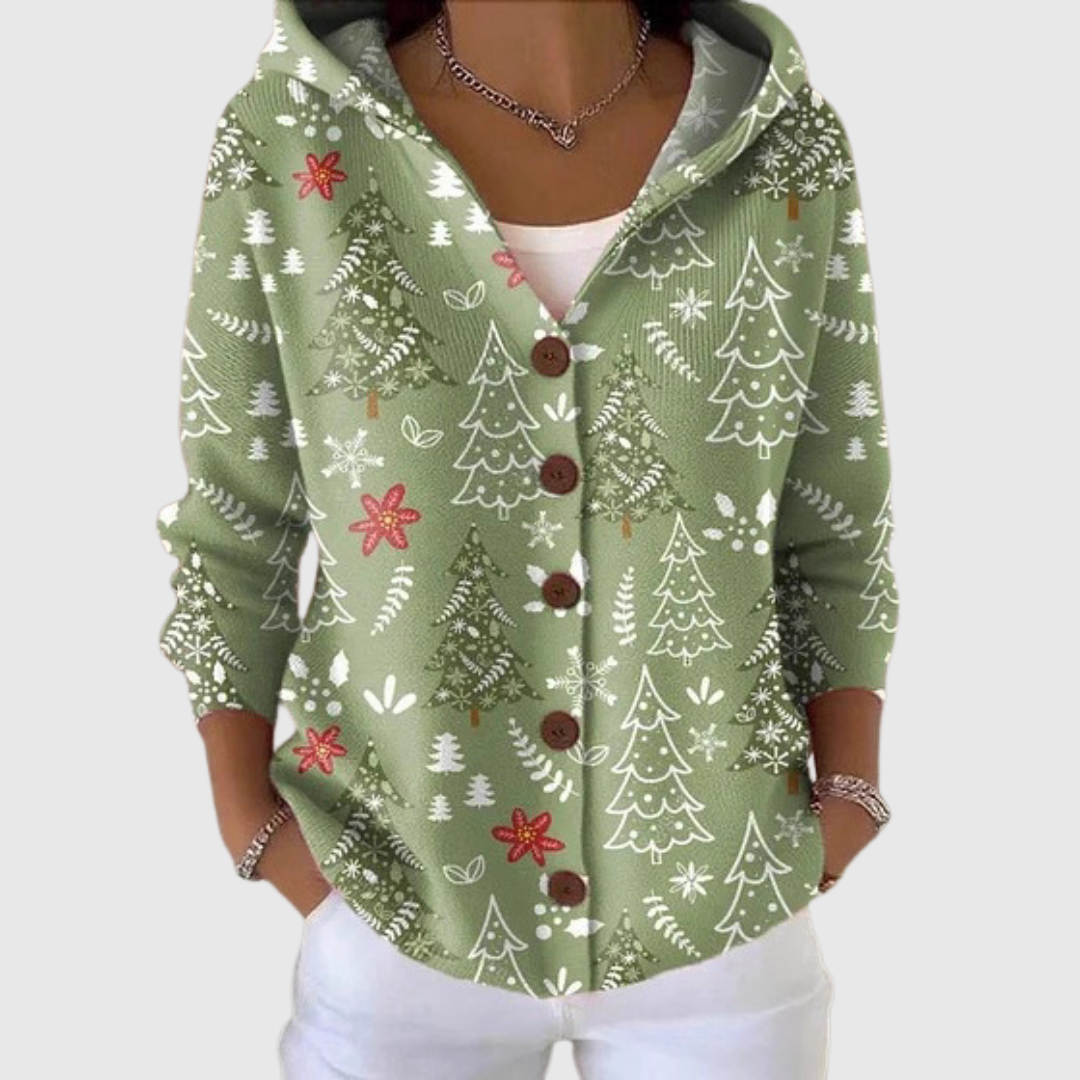 Chiara | Cardigan in Maglia con Cappuccio