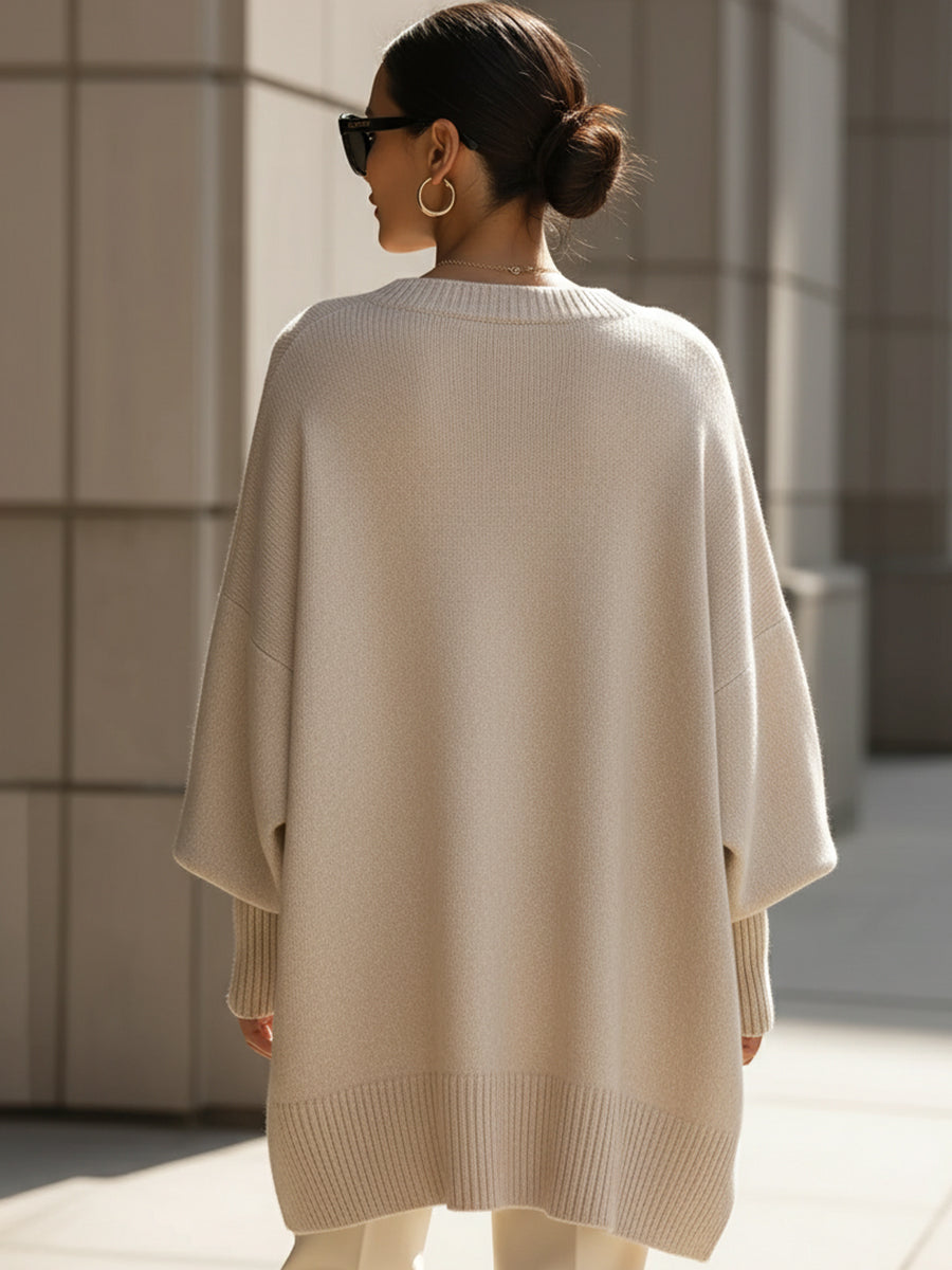 Elara - Maglione asimmetrico elegante