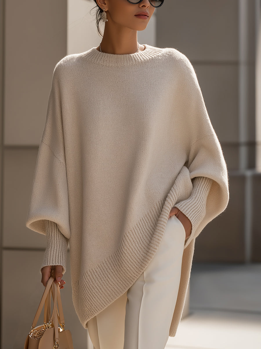 Elara - Maglione asimmetrico elegante