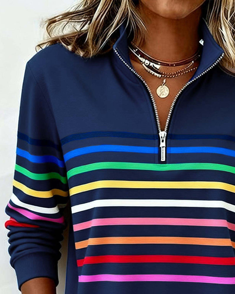 Sabela - Maglione casual stile colorato