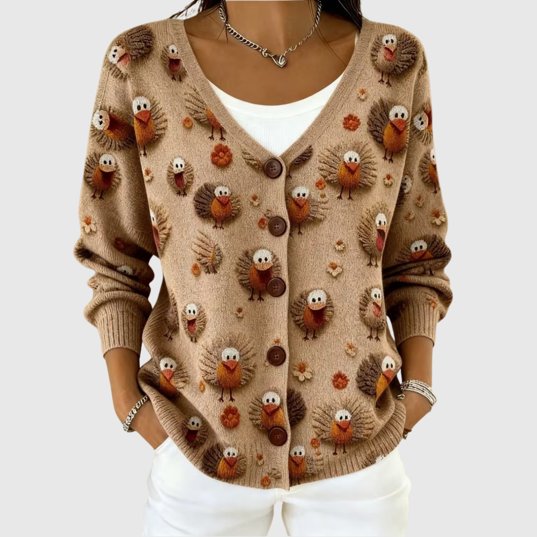 Ramona | Cardigan in Maglia con Bottoni