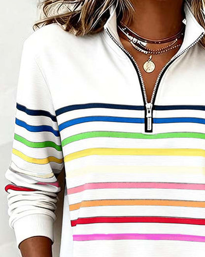 Sabela - Maglione casual stile colorato