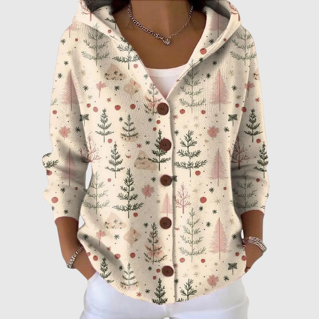 Marcella | Cardigan in Maglia con Cappuccio