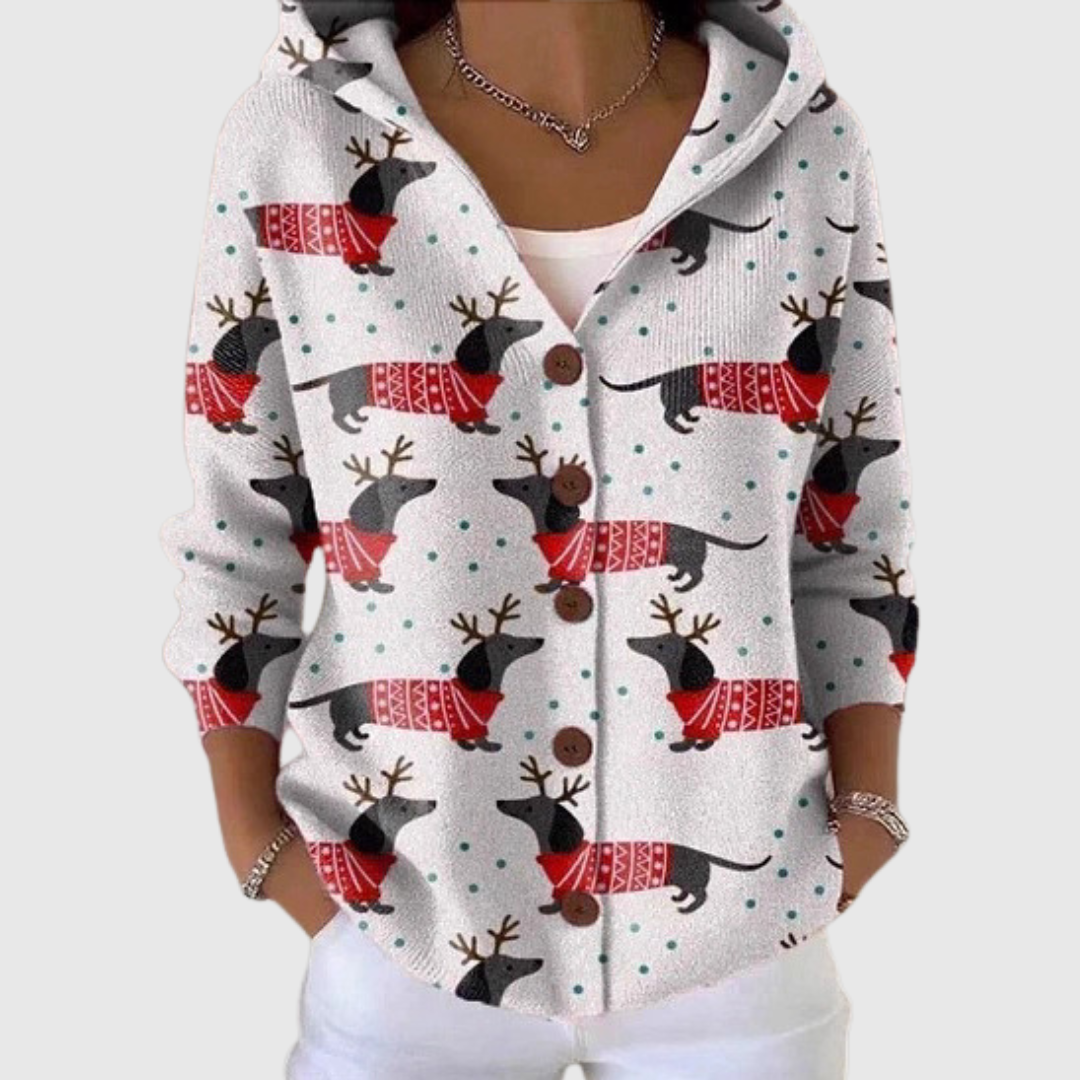 Amabile | Cardigan in Maglia con Cappuccio