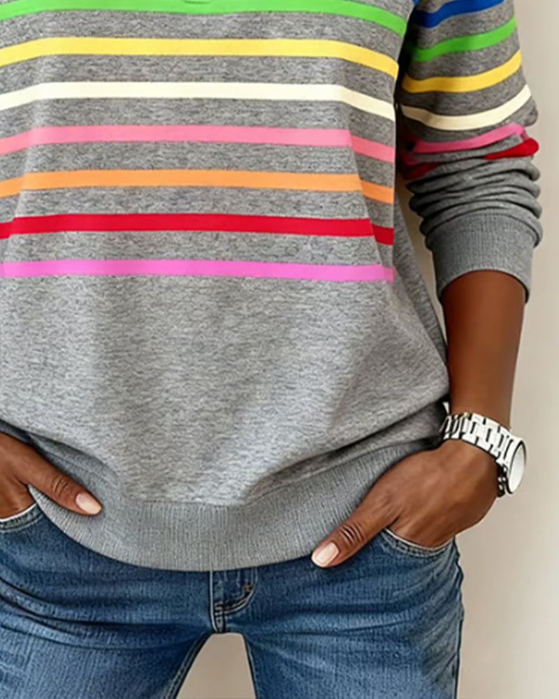 Sabela - Maglione casual stile colorato