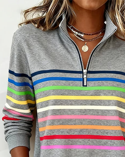 Sabela - Maglione casual stile colorato