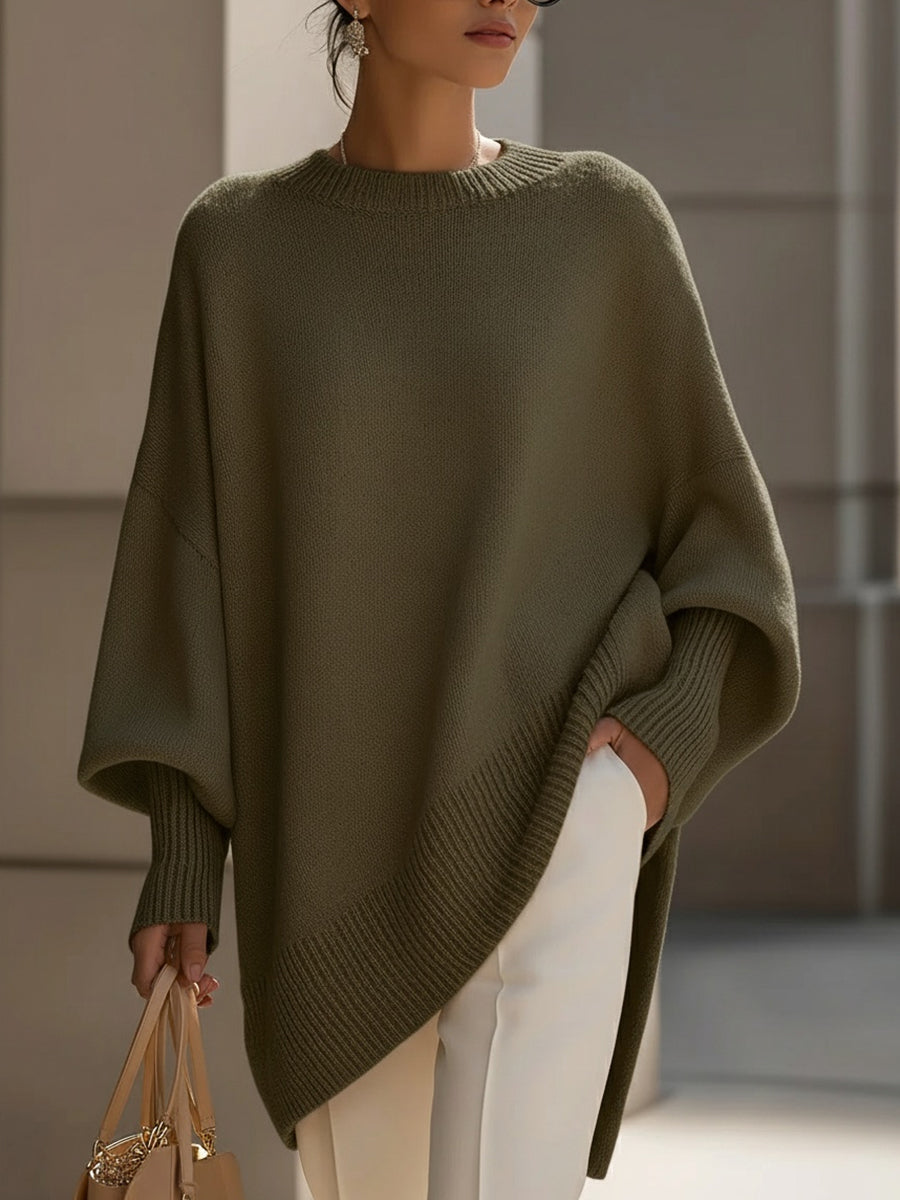 Elara - Maglione asimmetrico elegante