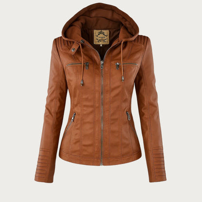 Flavia | Giacca in Pelle Robusta ed Elegante