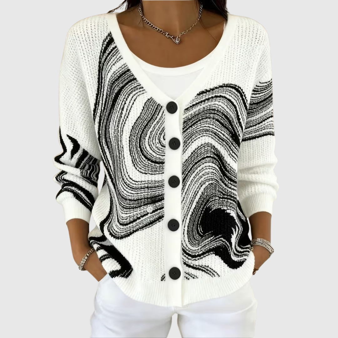 Emilia | Cardigan in Maglia con Bottoni