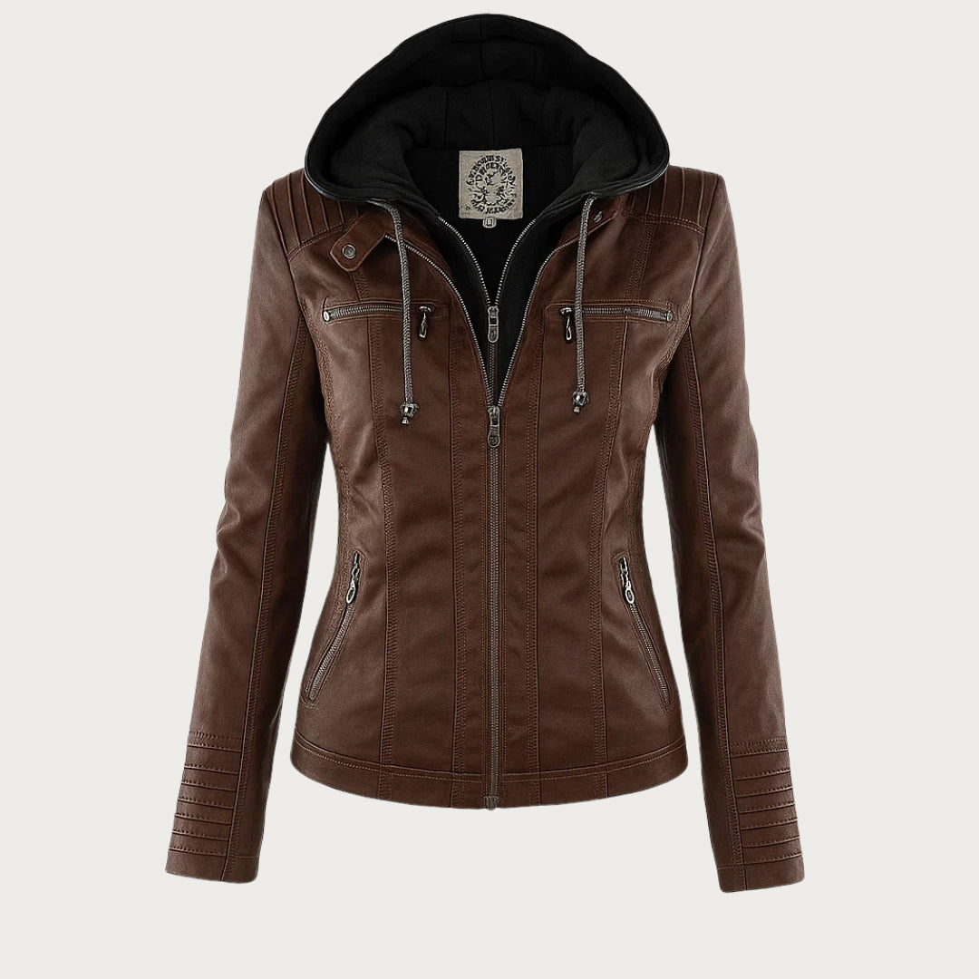 Flavia | Giacca in Pelle Robusta ed Elegante