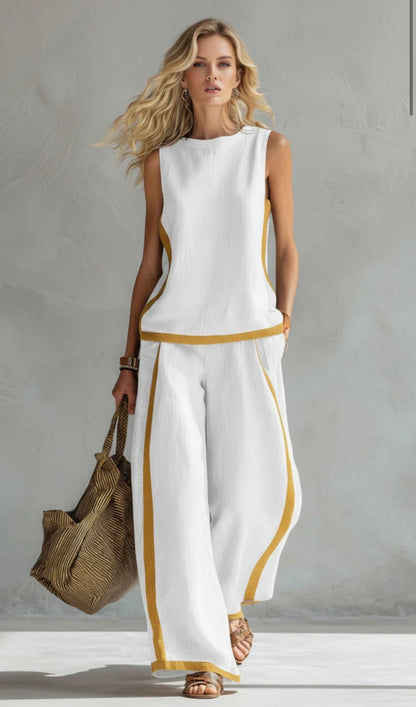 Dalia™- Completo gilet e pantalone elegante e casual