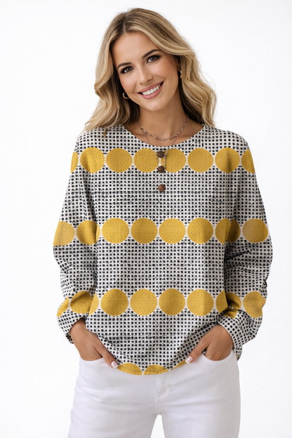 Arlet - Maglione invernale con bottoni