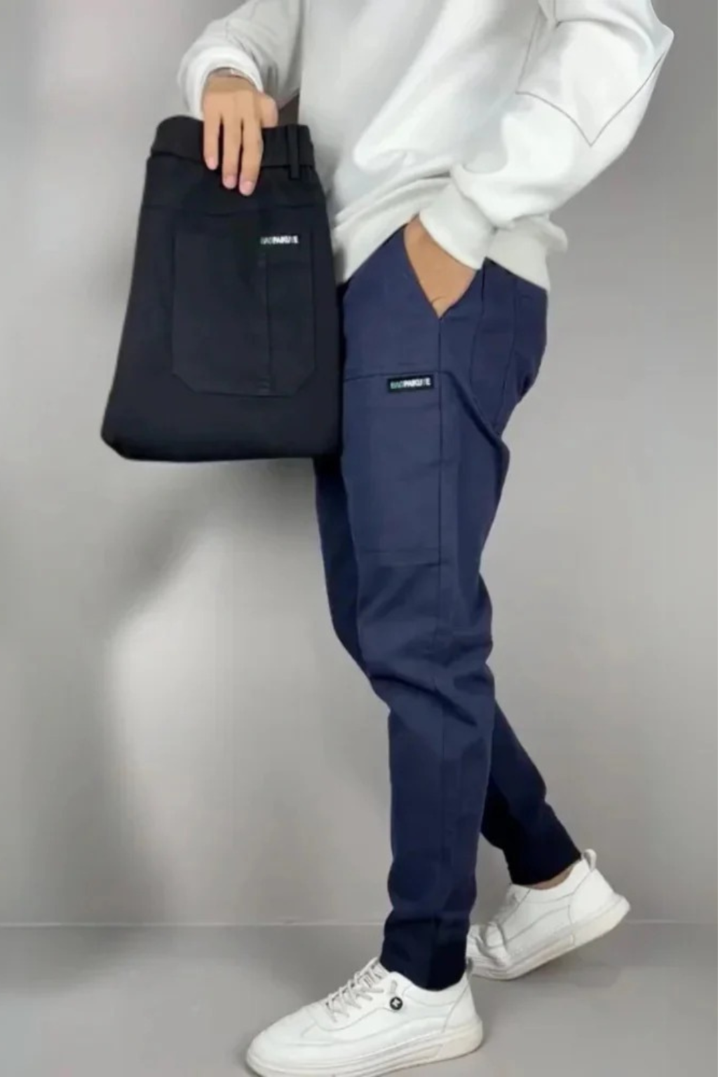 Marco - Pantaloni Cargo Elasticizzati Premium