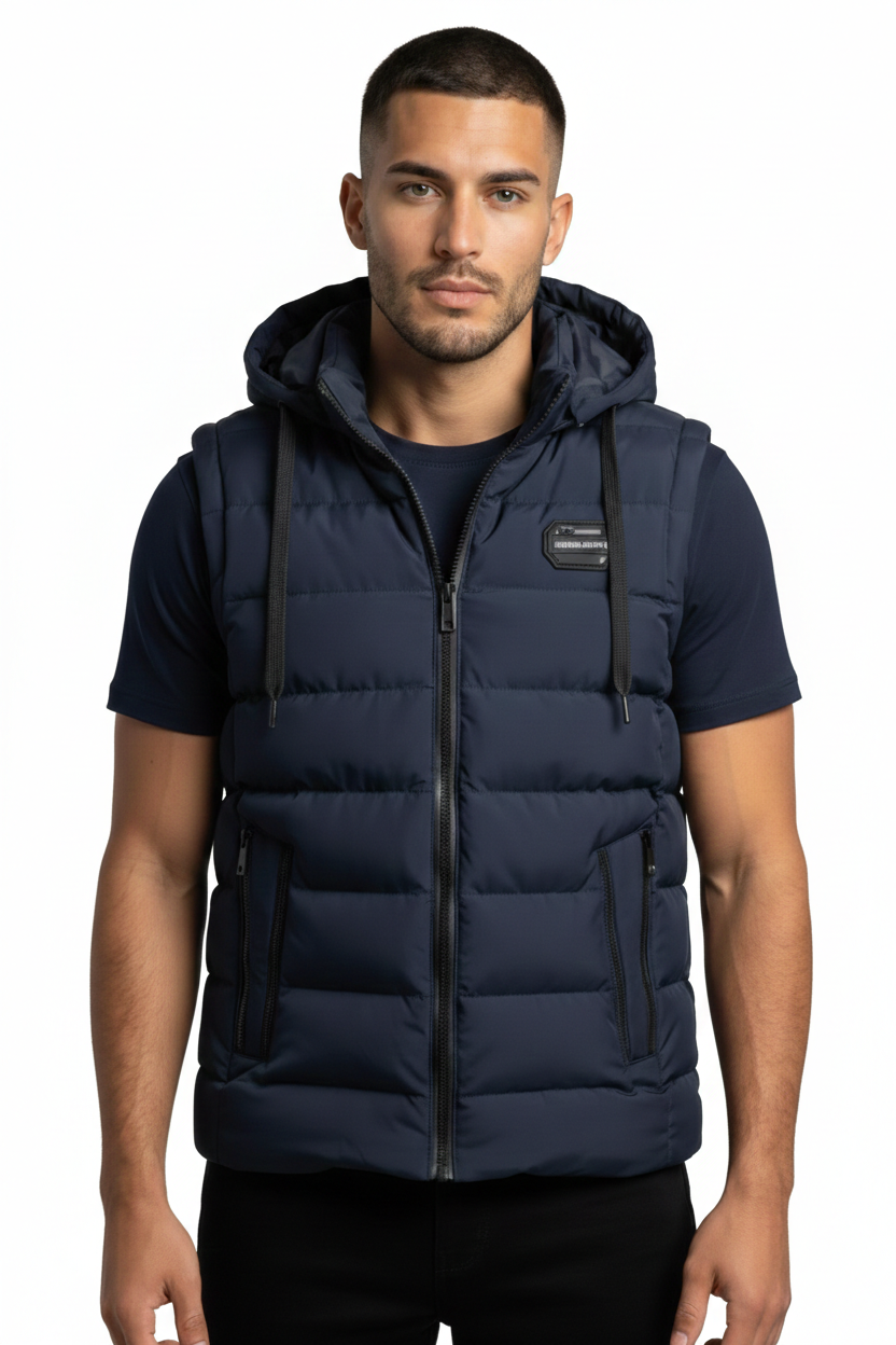 Theo - Gilet con cappuccio