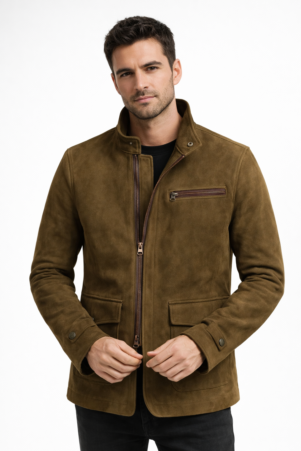 Sean - Giacca in camoscio