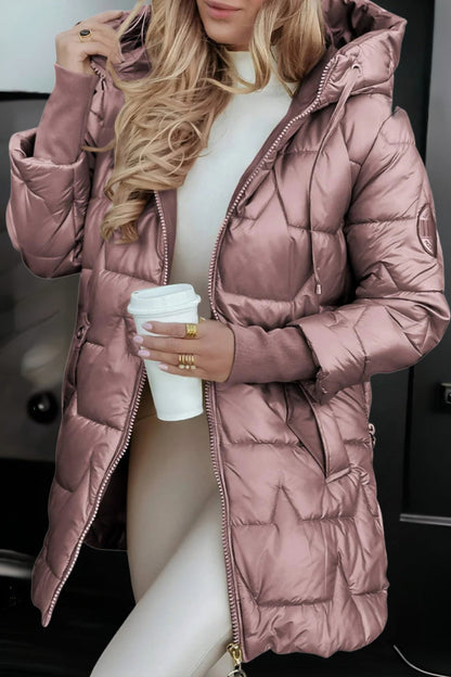 Mila - Elegante Cappotto Invernale Con Cappuccio e Imbottitura