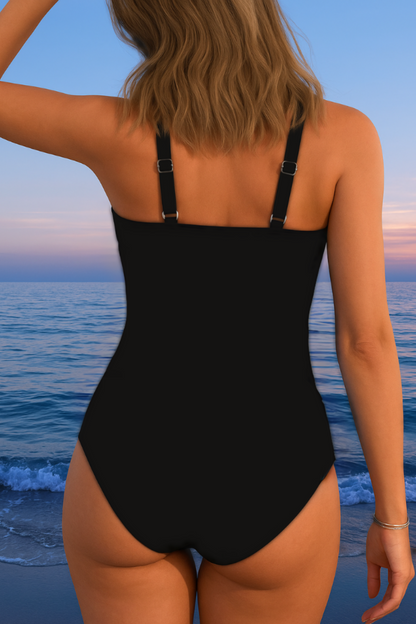 Mayte | Costume Modellante con Scollo Incrociato