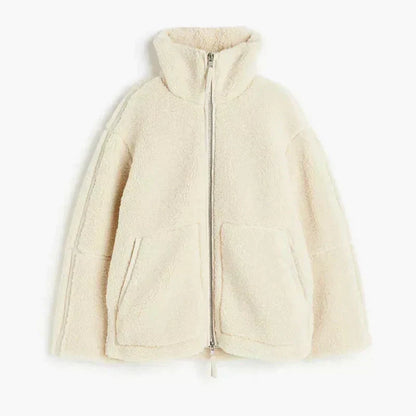 Silvana | Giacca Teddy Oversize a Collo Alto