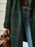Nina - Cappotto lungo a quadri