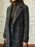 Nina - Cappotto lungo a quadri
