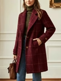 Nina - Cappotto lungo a quadri