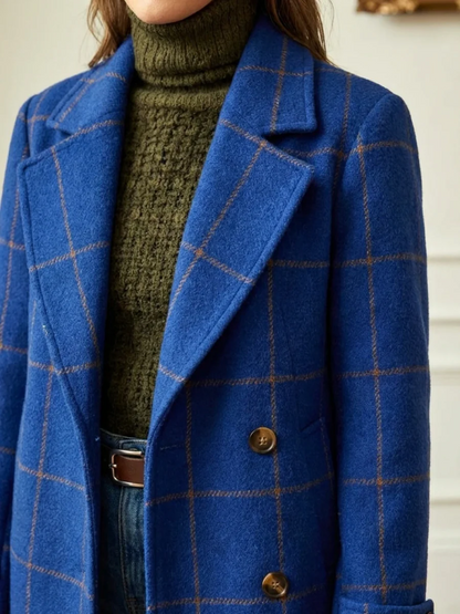 Nina - Cappotto lungo a quadri