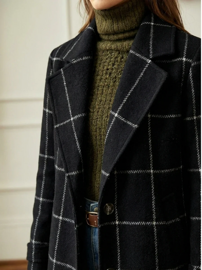 Nina - Cappotto lungo a quadri