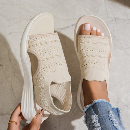 Anne™ | Sandali con plateau in materiale traspirante da donna.
