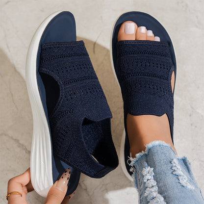 Anne™ | Sandali con plateau in materiale traspirante da donna.